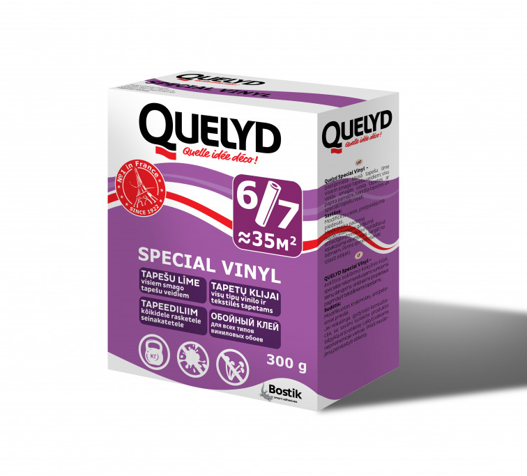 Bostik Quelyd Special Vinyl tapešu līme 300g
